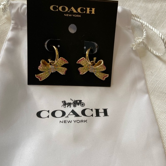 NWT COACH EARRINGS - Picture 2 of 8